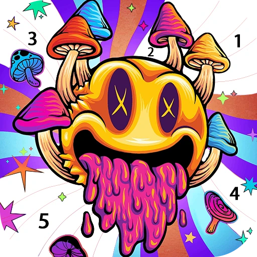 Fluid Art:Color By Number