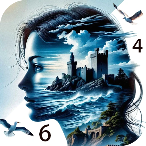 Abstract Surreal Coloring Game